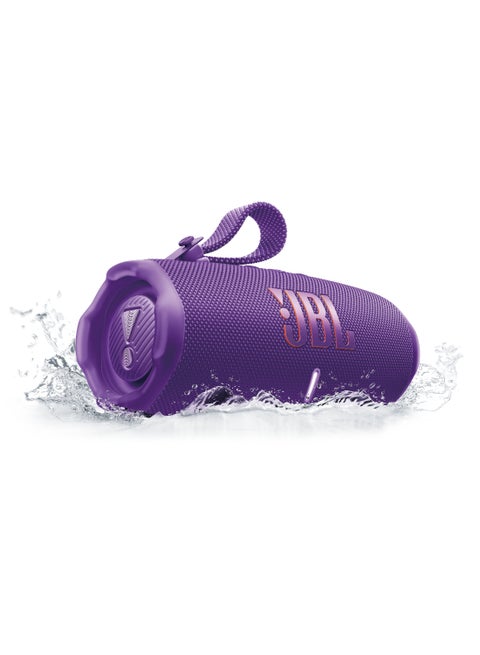Charge 6 - Portable Waterproof And Drop-Proof Bluetooth Speaker With Built-In Power Bank, Multi-Speaker Connection Via Auracast, Up To 28 Hours Playtime, Fast Charging, And Powerful Sound Purple