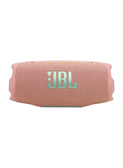 JBL Charge 6 - Portable Waterproof And Drop-Proof Bluetooth Speaker With Built-In Power Bank, Multi-Speaker Connection Via Auracast, Up To 28 Hours Playtime, Fast Charging, And Powerful Sound Pink  - Image 2