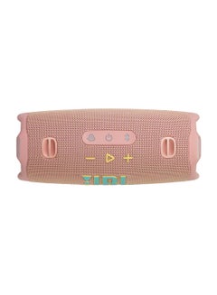 JBL Charge 6 - Portable Waterproof And Drop-Proof Bluetooth Speaker With Built-In Power Bank, Multi-Speaker Connection Via Auracast, Up To 28 Hours Playtime, Fast Charging, And Powerful Sound Pink  - Image 4