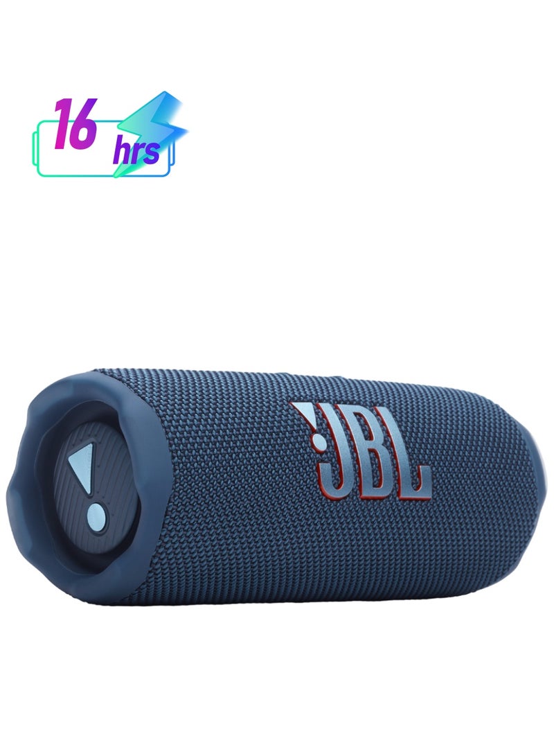 JBL - Flip 7 - Pro Sound With Ai Sound Boost, Up To 16 Hours Of Playtime, Multi-Speaker Connection Via Auracast, And Waterproof, Dustproof, Drop-Proof Design For All Adventures Blue - Image 1