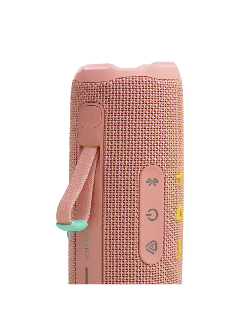 JBL - Flip 7 - Pro Sound With Ai Sound Boost, Up To 16 Hours Of Playtime, Multi-Speaker Connection Via Auracast, And Waterproof, Dustproof, Drop-Proof Design For All Adventures Pink - Image 1
