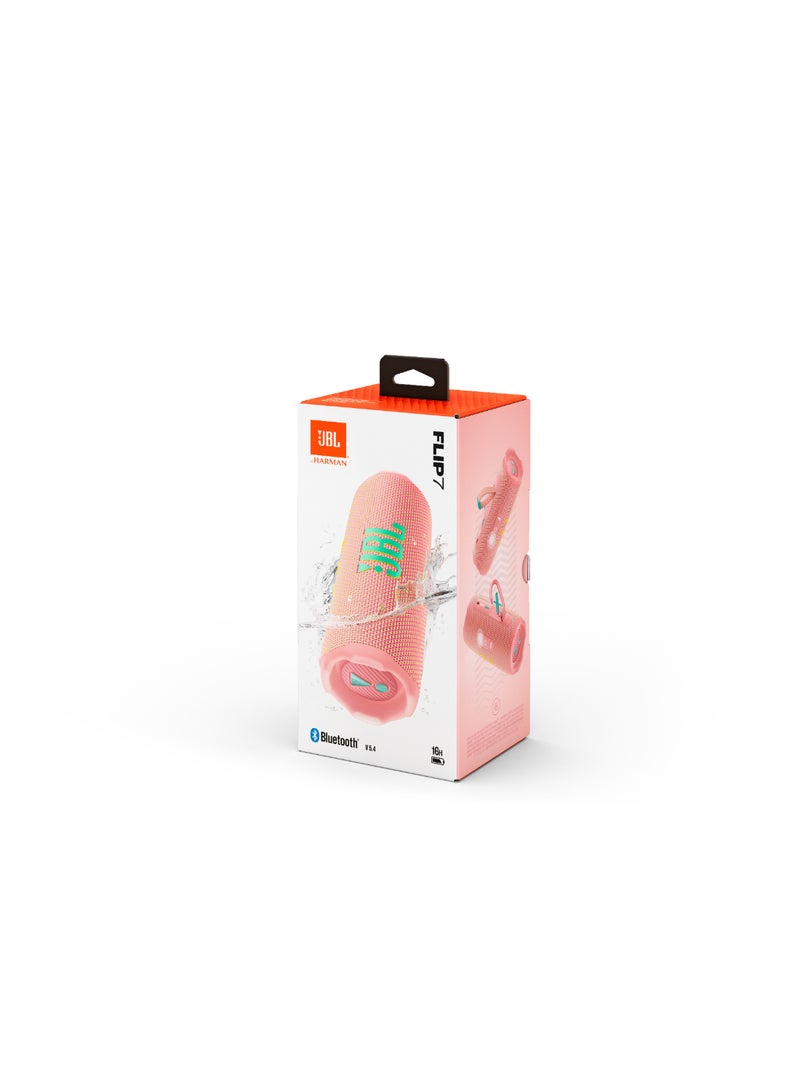 JBL - Flip 7 - Pro Sound With Ai Sound Boost, Up To 16 Hours Of Playtime, Multi-Speaker Connection Via Auracast, And Waterproof, Dustproof, Drop-Proof Design For All Adventures Pink - Image 1