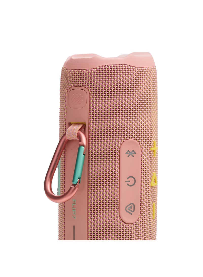 JBL - Flip 7 - Pro Sound With Ai Sound Boost, Up To 16 Hours Of Playtime, Multi-Speaker Connection Via Auracast, And Waterproof, Dustproof, Drop-Proof Design For All Adventures Pink - Image 1