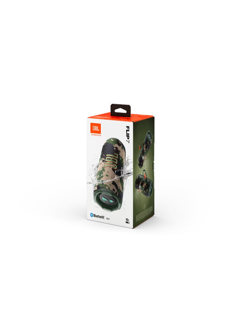 JBL - Flip 7 - Pro Sound With Ai Sound Boost, Up To 16 Hours Of Playtime, Multi-Speaker Connection Via Auracast, And Waterproof, Dustproof, Drop-Proof Design For All Adventures Squad - Image 1