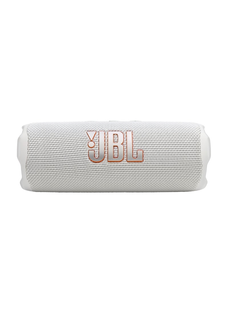 JBL - Flip 7 - Pro Sound With Ai Sound Boost, Up To 16 Hours Of Playtime, Multi-Speaker Connection Via Auracast, And Waterproof, Dustproof, Drop-Proof Design For All Adventures White - Image 1
