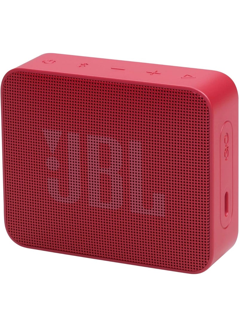 JBL Go Essential 2 Portable Bluetooth Speaker With Original Pro Sound, Up To 5 Hours Battery Life, With Ip67 Waterproof Design Red  - Image 1