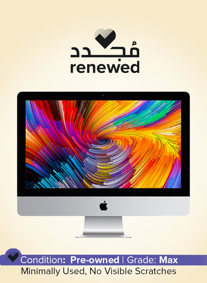Apple - Renewed - All in One 2017 iMAC A1418 With 21.5 Inch 4K Display,Core i5/Dual Core/7th Gen/16GB RAM/512GB SSD/2GB Raedon Pro Graphics English Silver - Image 1