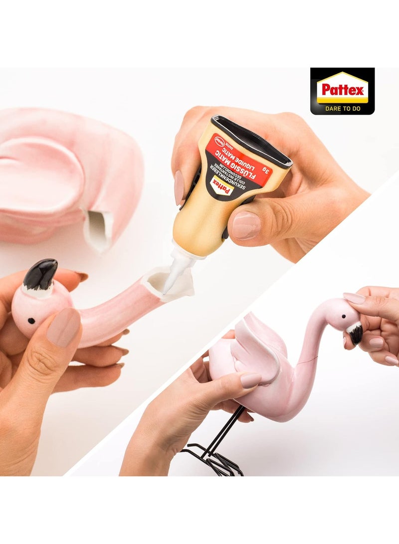 Pattex Pattex Superglue Liquide Control, Clear Glue for Various Materials, Superglue with Non-Drip Formula for Vertical Applications, with Precise Nozzle 3g Clear  - Image 2