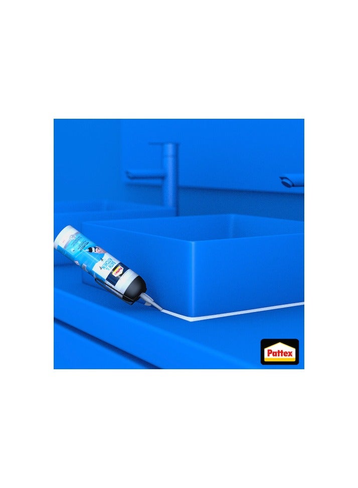 باتكس Bath and Kitchen Sealant Anti-Mould White, 200 ml  2751638 White  - Image 5