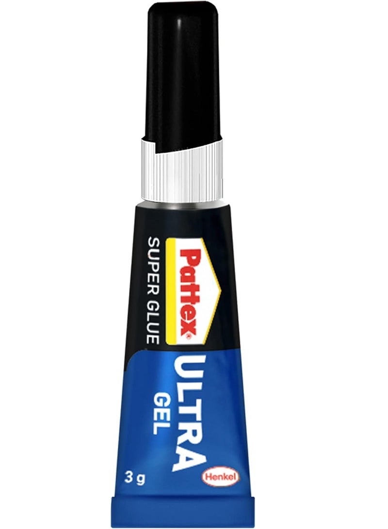 باتكس Pattex Super Glue Power Gel Strong Super Glue Gel, All Purpose Adhesive for Flexible Materials, Easy to Use Clear Glue 3g Clear  - Image 4