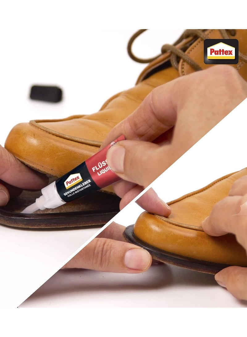 Pattex Pattex Universal, Strong All Purpose Adhesive for, Clear Glue for Various Materials, Easy to Use Instant Super Glue 3g Clear  - Image 3