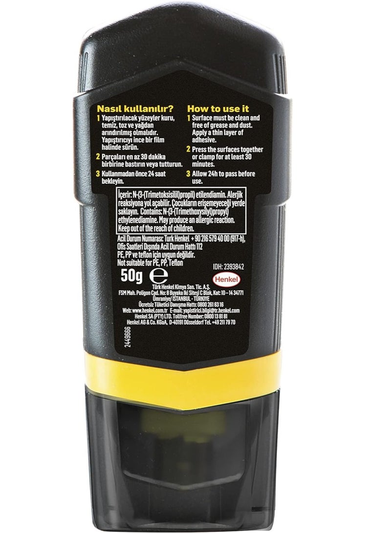 Pattex Pattex Repair 100% All-Purpose Glue, Strong Glue For Many Bonding Tasks In And Around The House, Repair Glue For Various Materials, 1X50G Clear  - Image 2