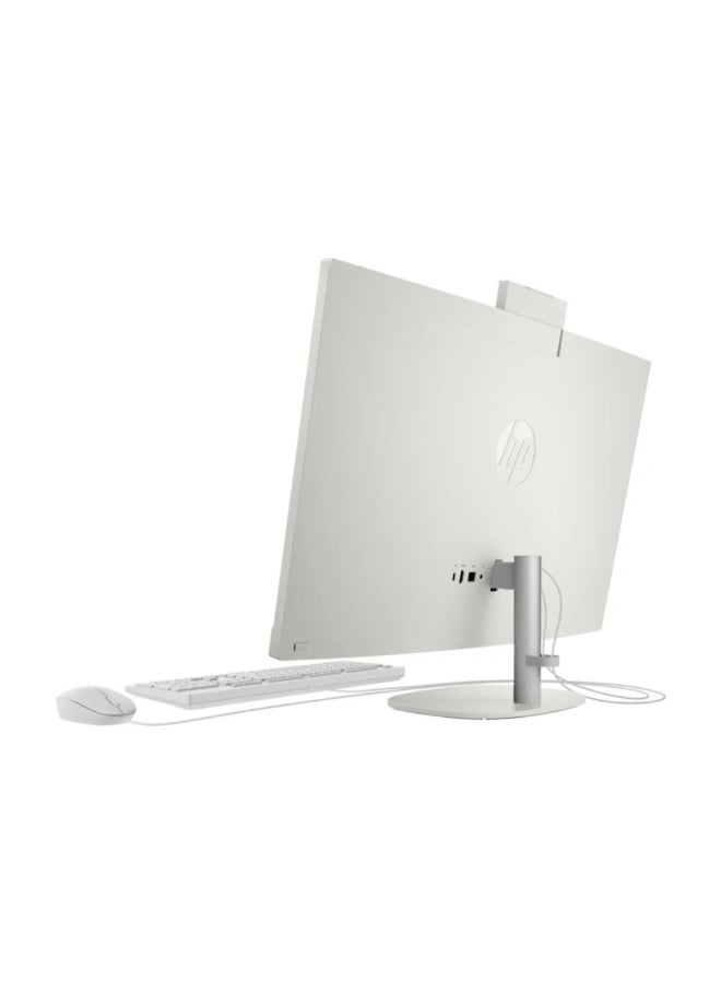 HP - All-in-One (Upgraded Version) PC With 27 Inch Full HD(1920X1080) IPS Touch Display, Intel Core i7-1355U Processor/16GB RAM DDR4/512GB SSD/Intel Iris Xe Graphics/Windows 11 English/Arabic Shell white - Image 1