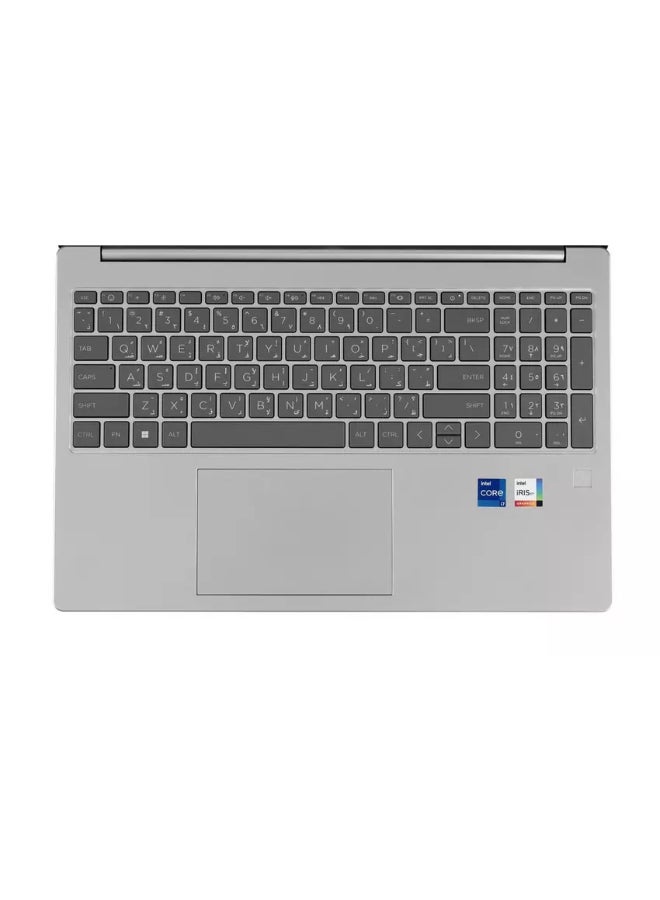 HP - 15-fd0000nx (Upgraded Version) Laptop With 15.6-inch Full HD(1920x1080) IPS Display, Core i7-1355U Processor/16GB RAM DDR4/512GB SSD/Windows 11/Intel Iris Xe Graphics/ English/Arabic Natural Silver - Image 1