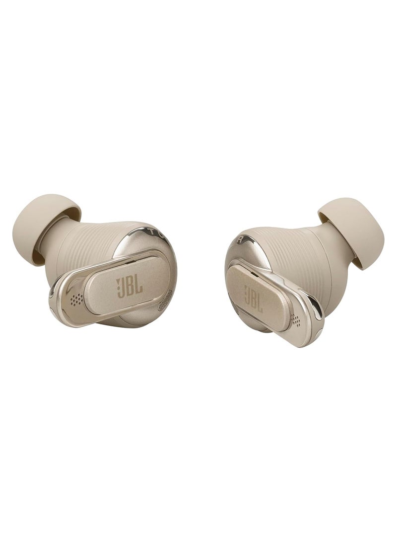 JBL - Tour Pro 3, True Wireless Earbuds With Bluetooth, Built-in Battery And 40h Playback, Charging Case, Noise Cancelling And Spatial 360 With Head Tracking Gold - Image 1
