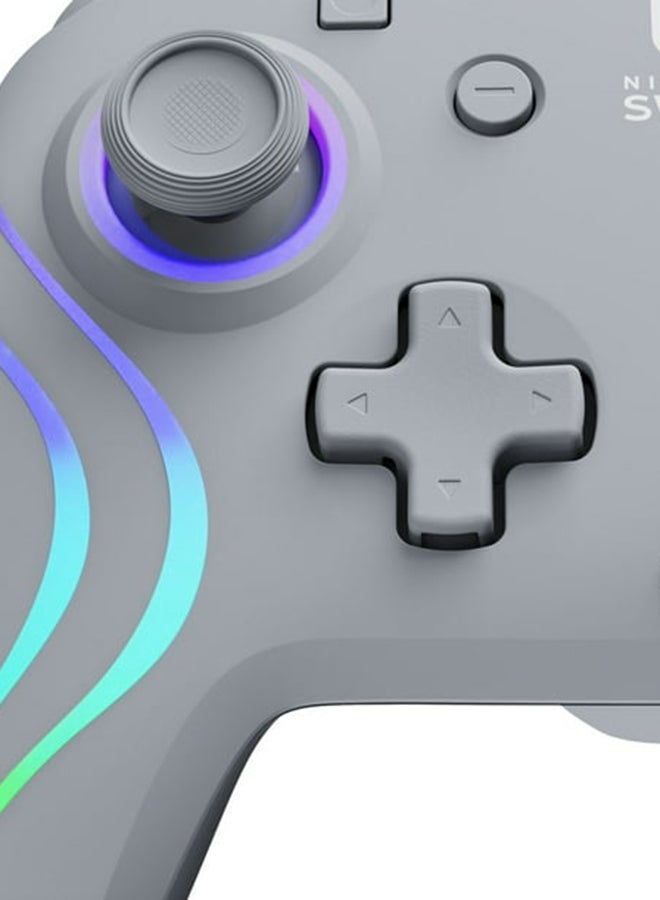 pdp - Afterglow WAVE Nintendo Switch (Grey) Wired Controller - Image 1