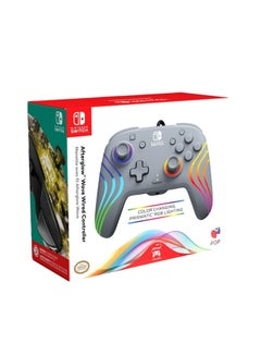 pdp Afterglow WAVE Nintendo Switch (Grey) Wired Controller  - Image 3