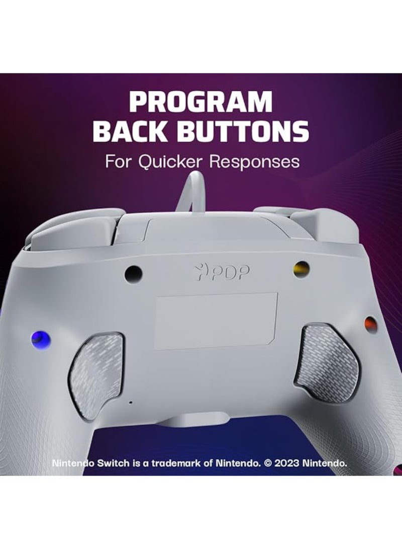 pdp - Afterglow WAVE Nintendo Switch (Grey) Wired Controller - Image 1