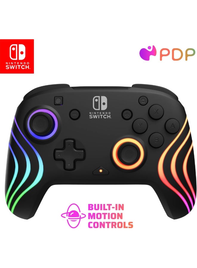 pdp Afterglow Wave Plus (Black) Switch Wireless Controller - Image 1