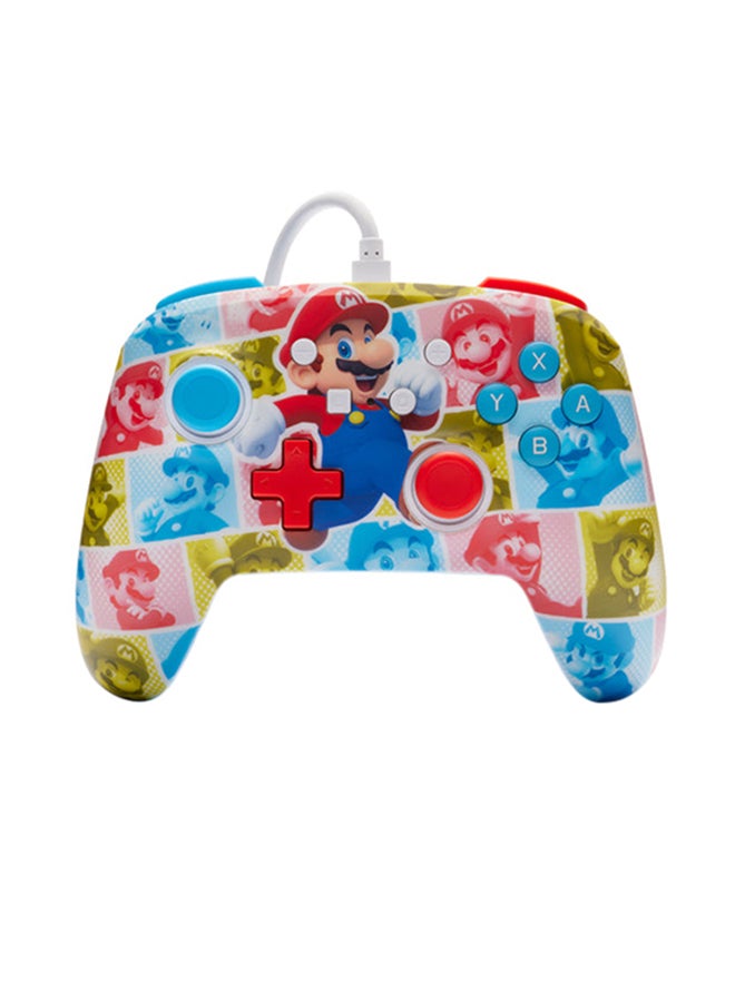 باور أيه PowerA Enhanced Wired Controller - Mario Hero Reel - Image 1