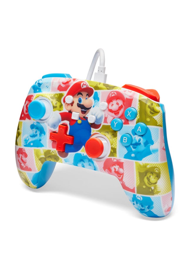 باور أيه PowerA Enhanced Wired Controller - Mario Hero Reel - Image 4