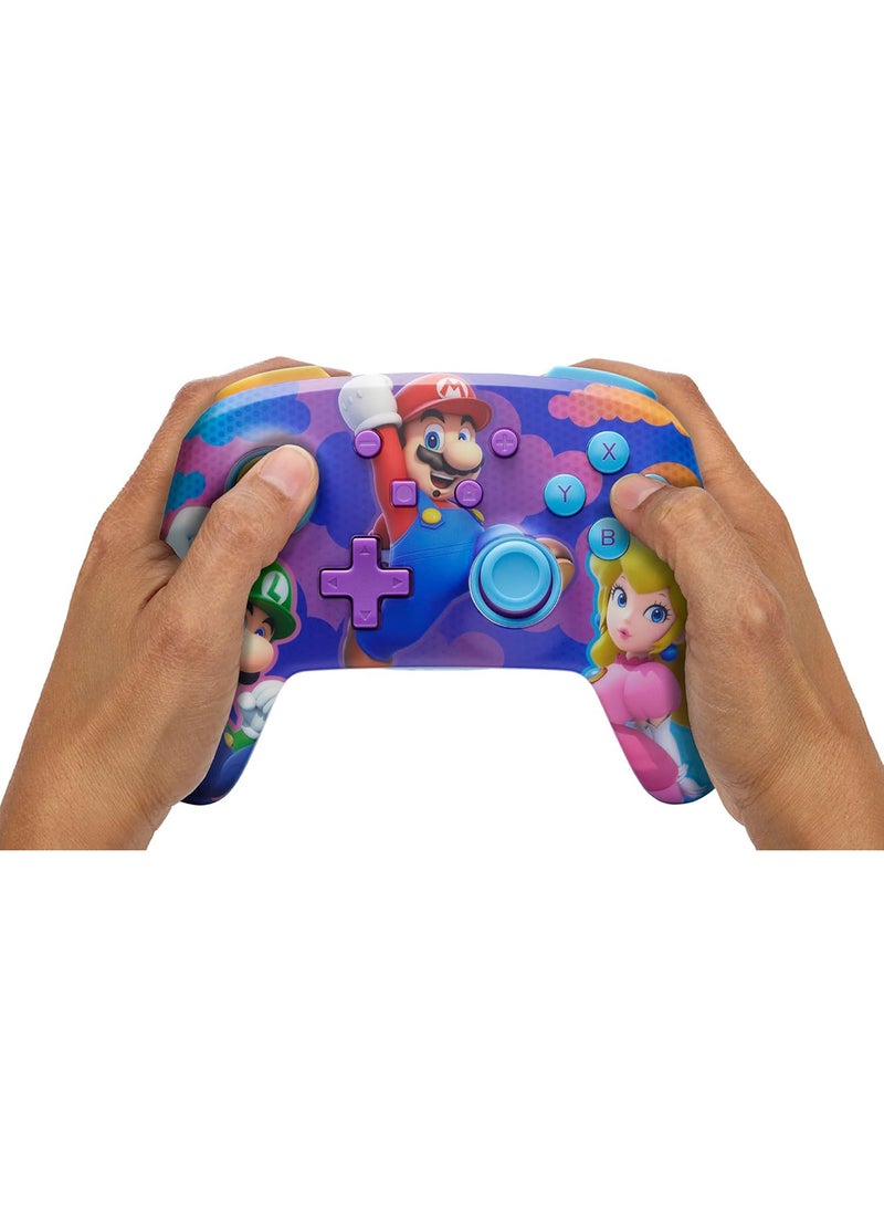 باور أيه وحدة تحكم PowerA اللاسلكية المعززة لجهاز نينتندو سويتش أبطال لون splash - Image 2