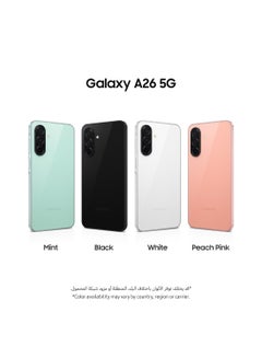 Samsung Galaxy A26 5G Dual SIM Peach Pink 6GB RAM 128GB - Middle East Version  - Image 3