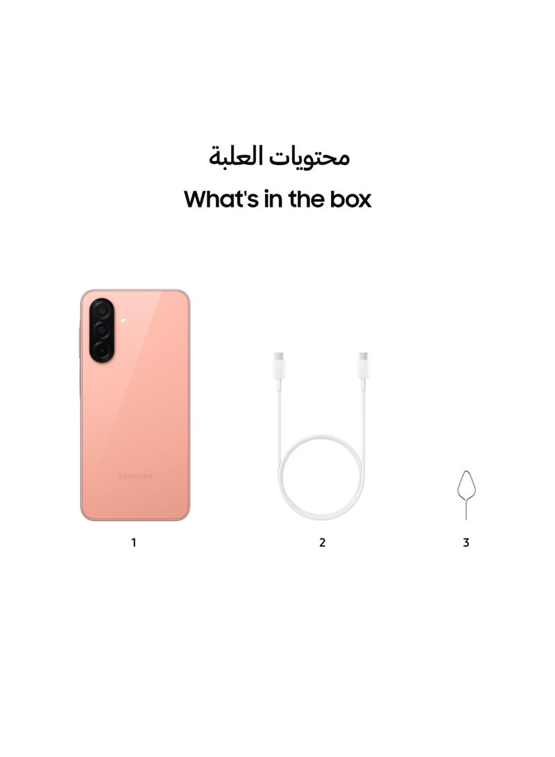 Samsung - Galaxy A26 5G Dual SIM Peach Pink 6GB RAM 128GB - Middle East Version - Image 1