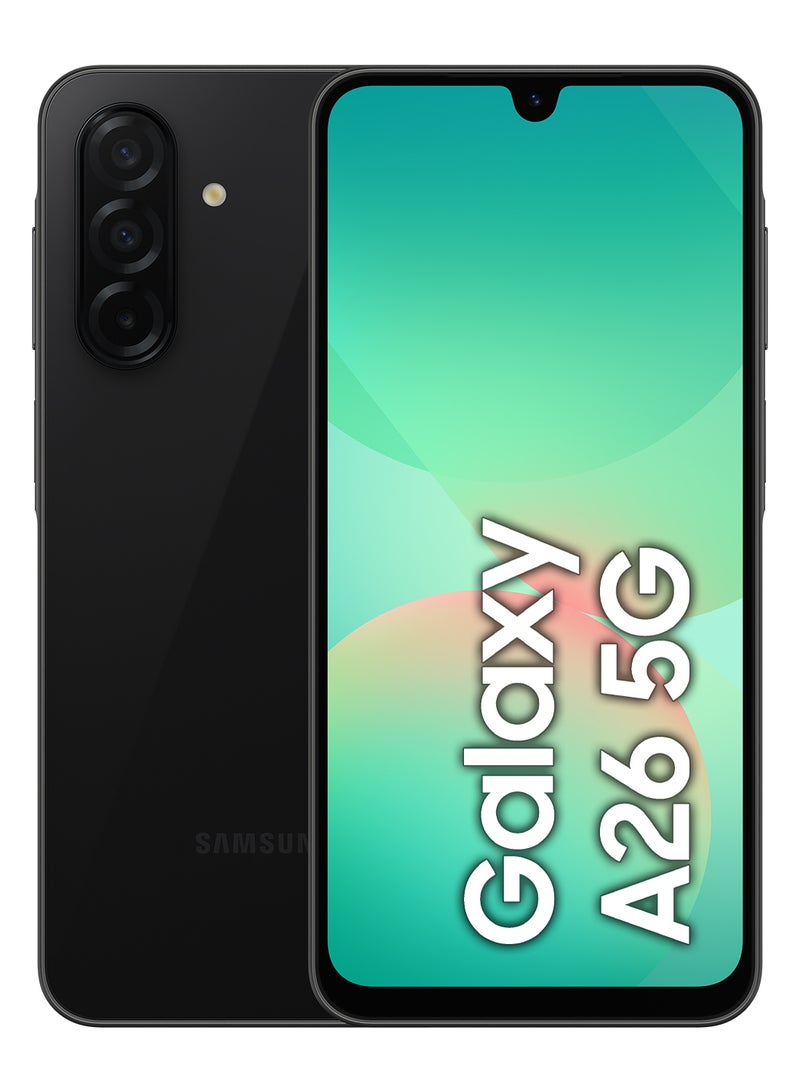 Samsung Galaxy A26 5G Dual SIM Black 6GB RAM 128GB -Middle East Version  - Image 1