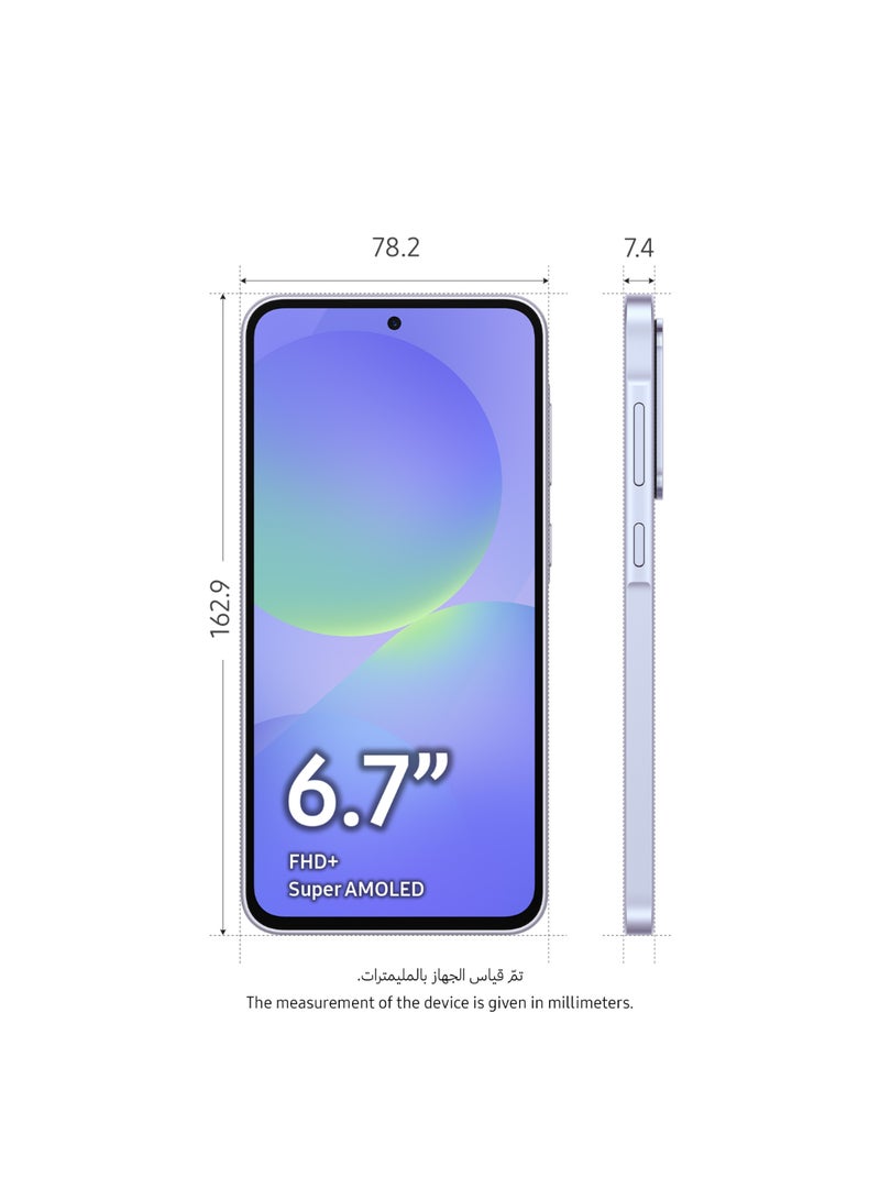 Samsung - Galaxy A36 5G Dual SIM Awesome Lavender 8GB RAM 128GB - Middle East Version - Image 1