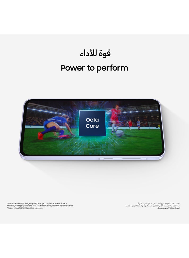 Samsung - Galaxy A36 5G Dual SIM Awesome Lavender 8GB RAM 128GB - Middle East Version - Image 1
