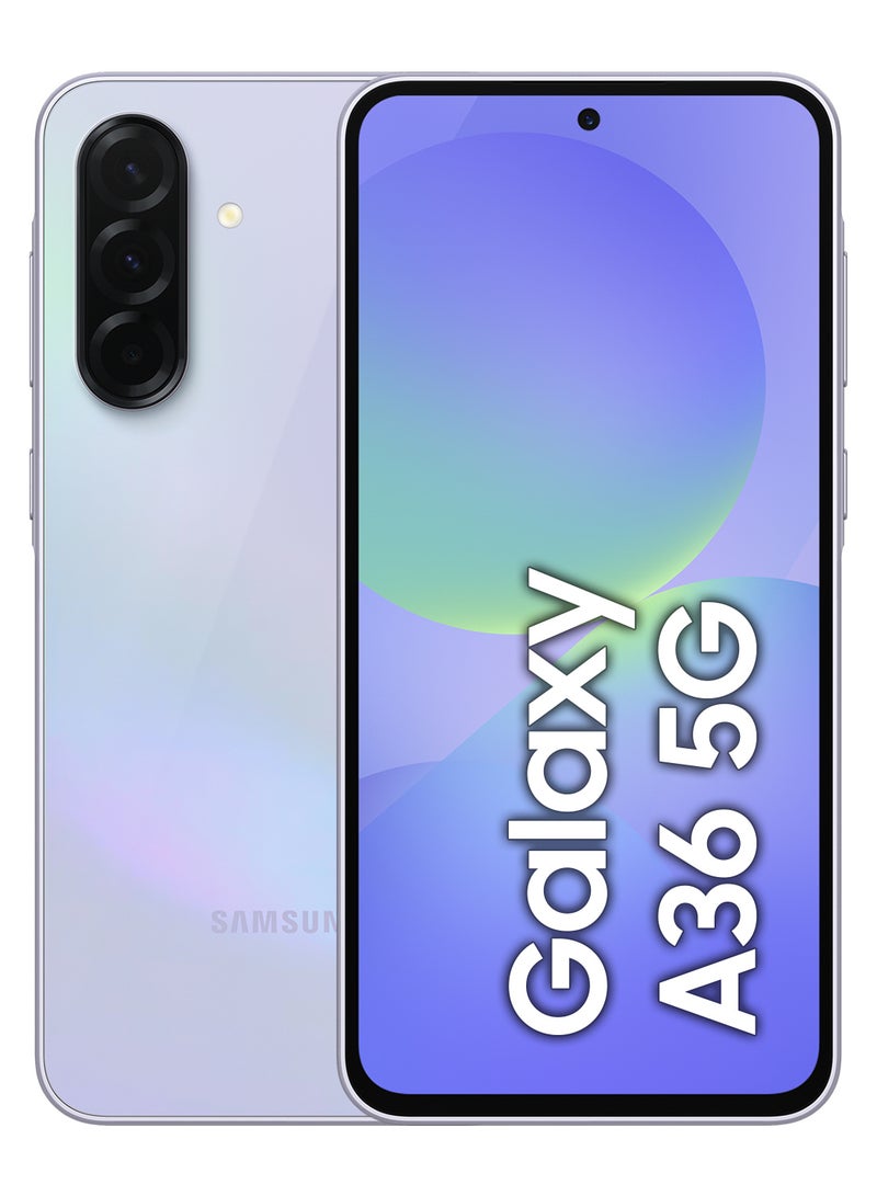 Samsung - Galaxy A36 5G Dual SIM Awesome Lavender 8GB RAM 128GB - Middle East Version - Image 1
