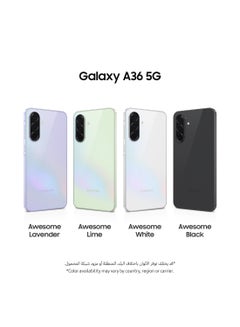 Samsung Galaxy A36 5G Dual SIM Awesome White 8GB RAM 256GB - Middle East Version  - Image 3