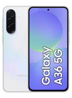 Samsung Galaxy A36 5G Dual SIM Awesome White 8GB RAM 256GB - Middle East Version  - Image 1