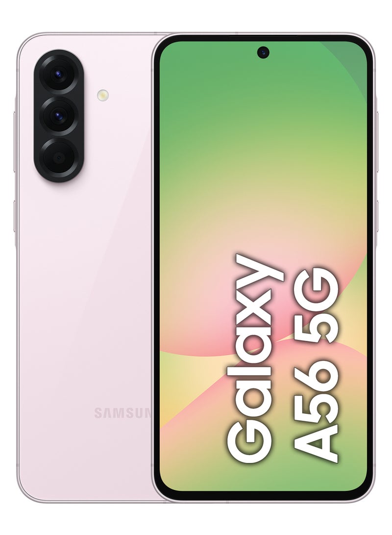 سامسونج Galaxy A56 5G Dual SIM Awesome Pink 8GB RAM 128GB - Middle East Version  - Image 1