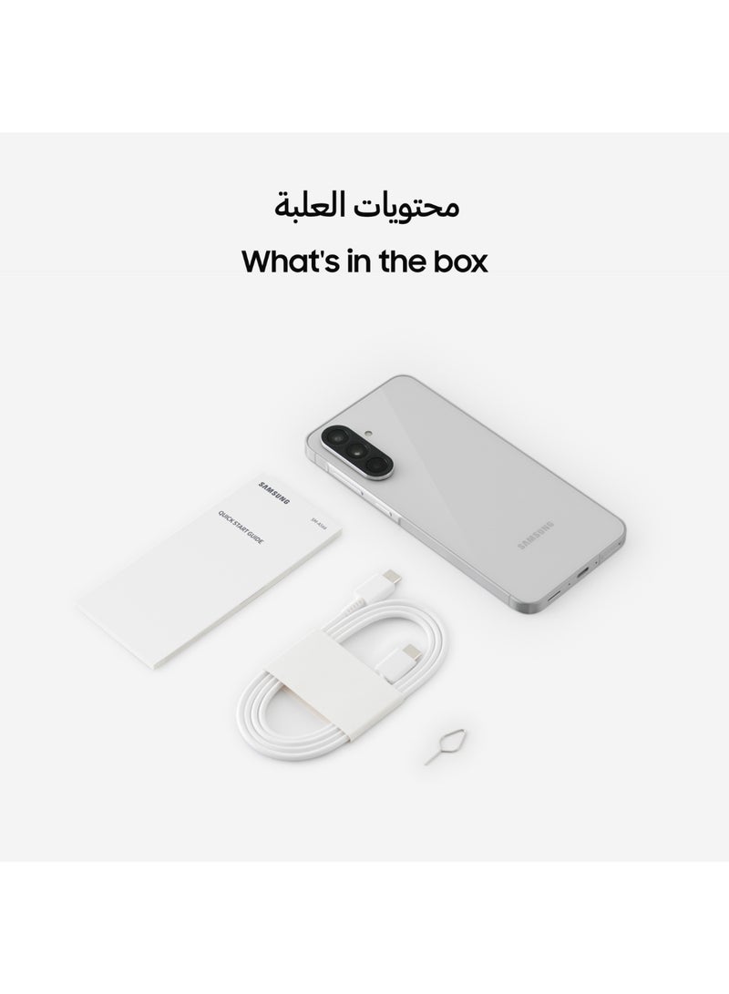 Samsung - Galaxy A56 5G Dual SIM Awesome Light Gray 8GB RAM 128GB - Middle East Version - Image 1