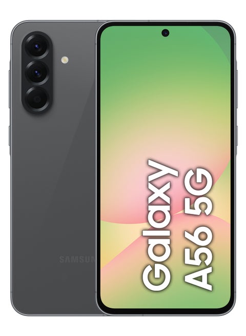 Galaxy A56 5G Dual SIM Awesome Graphite 8GB RAM 128GB - Middle East Version