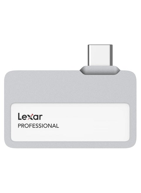Lexar 1TB Professional Go Portable SSD, Supports Apple ProRes, Up to 1050MB/s Read & 1000MB/s Write, USB 3.2 Gen 2, Rugged, Compatible with iPhone 15 Series, PC & Mac (LSL400X001T-RNSNU) 1 TB