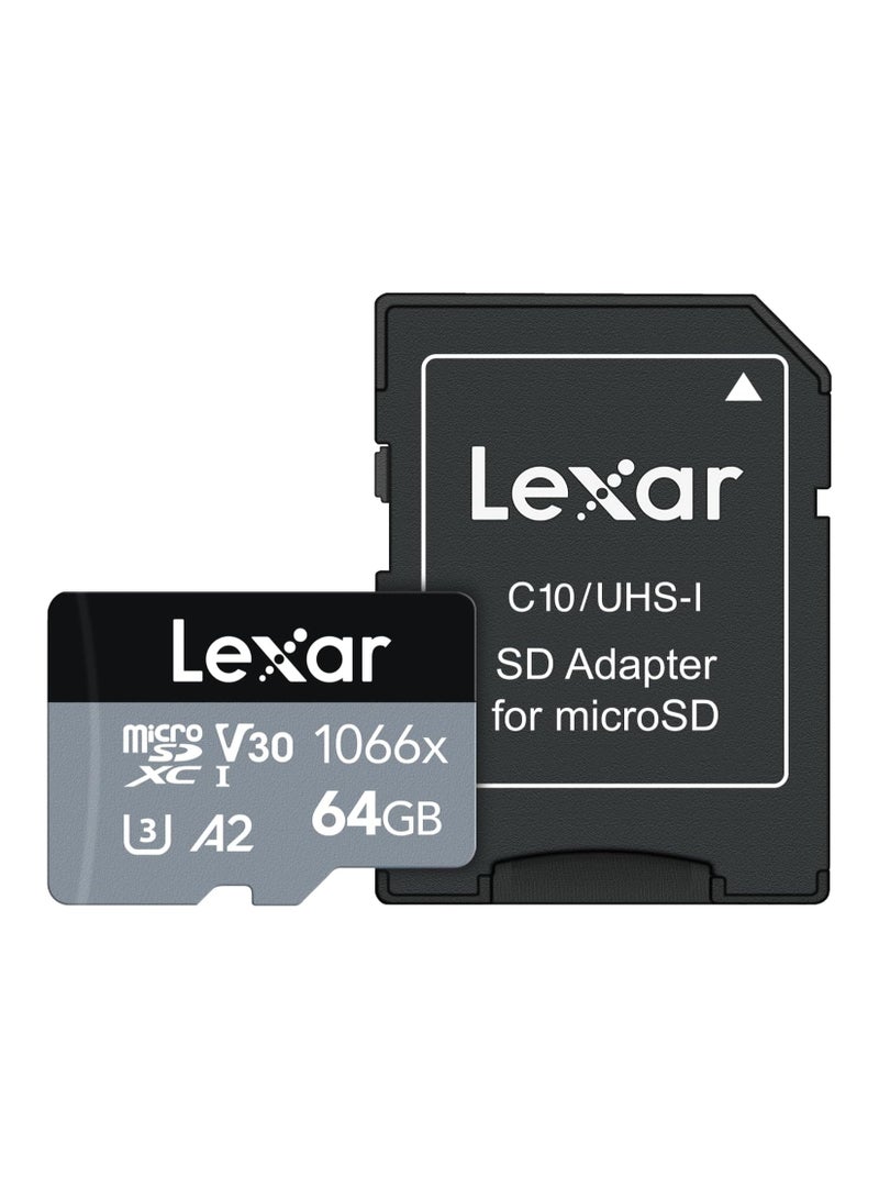 Lexar LEXAR HIGH-PERFORMANCE 64GB 10Lexar High-Performance 64gb 1066x Microsdxc Uhs-I, Up To 160mb/S Read 70mb/S Write C10 A2 V30 U3 (LMS1066064G-BNANG)66X MICROSDXC UHS-I, UP TO 160MB/S READ 70MB/S WRITE C10 A2 V30 U3 (LMS1066064G-BNANG) 64 GB  - Image 3