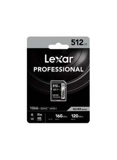 Lexar Lexar 512GB Professional 1066x UHS-I SDXC Memory Card (SILVER Series) 512 GB  - Image 3