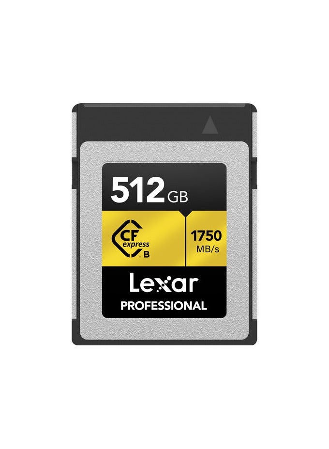 Lexar Lexar 512GB Professional CFexpress Type B Card GOLD Series - Image 1