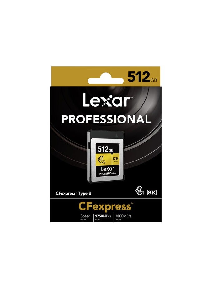 Lexar Lexar 512GB Professional CFexpress Type B Card GOLD Series - Image 2