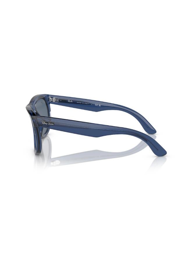 راي بان Men's Full Rimmed Square Sunglasses 0RBR0502S 50 67083A  - Image 3