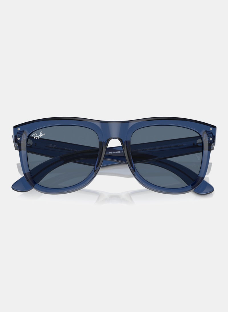 راي بان نظارات شمسية مربعة بإطار كامل 0RBR0502S 50 67083A - Image 5