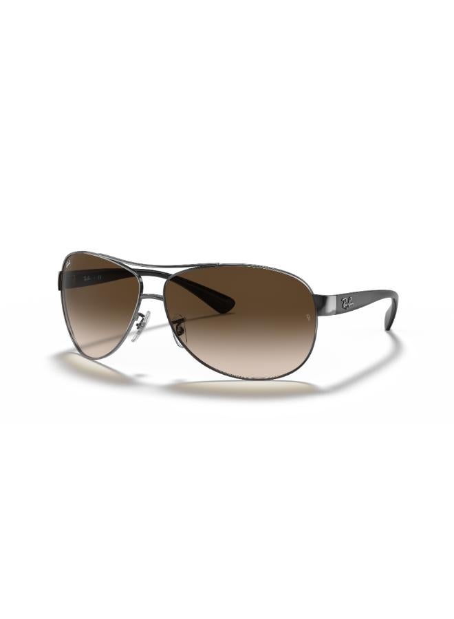 راي بان Men's Full Rimmed Pilot Sunglasses 0RB3386 63 004/13  - Image 1