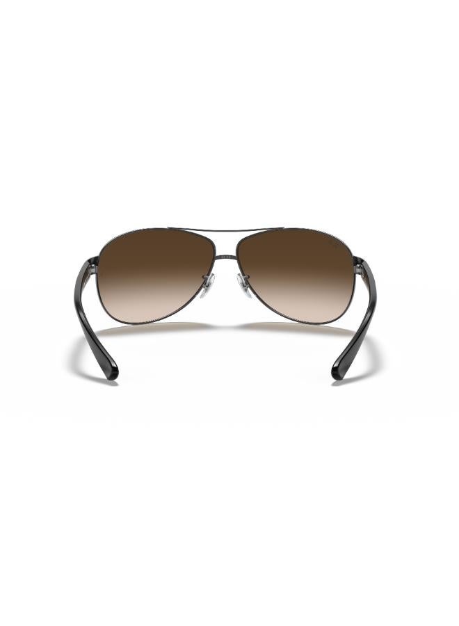راي بان Men's Full Rimmed Pilot Sunglasses 0RB3386 63 004/13  - Image 3