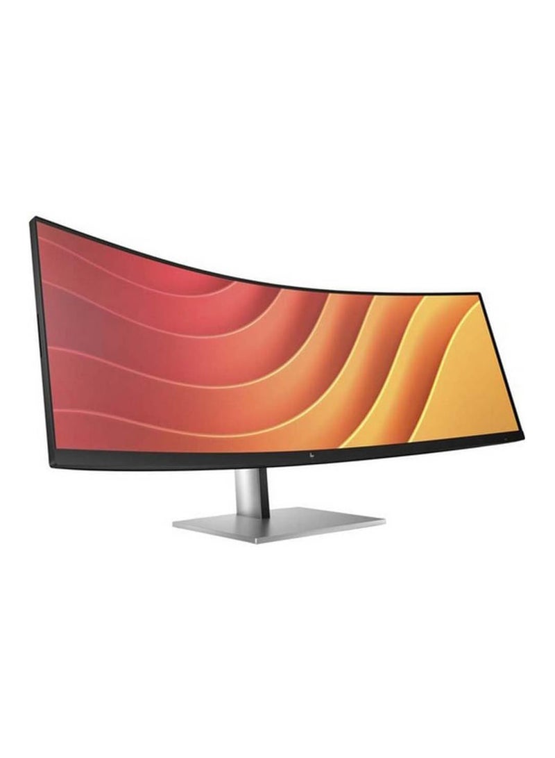 HP - 45" E45c G5 Curved DQHD Monitor 165Hz- HDMI, DP,USB-C with upto 100W power delivery #6N4C1AS Black/Silver - Image 1