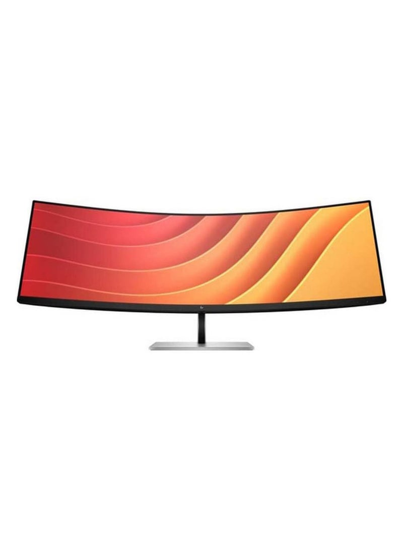 HP - 45" E45c G5 Curved DQHD Monitor 165Hz- HDMI, DP,USB-C with upto 100W power delivery #6N4C1AS Black/Silver - Image 1