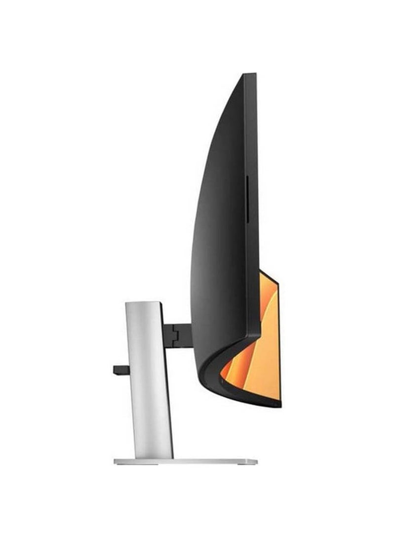 HP - 45" E45c G5 Curved DQHD Monitor 165Hz- HDMI, DP,USB-C with upto 100W power delivery #6N4C1AS Black/Silver - Image 1