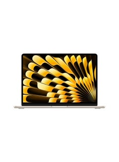 Apple Customise MacBook Air Laptop With 13.6-Inch  Display, Apple M3 Chip 8-Core CPU 10-Core GPU Processor/16GB RAM/512GB SSD/macOS/ English Starlight  - Image 1